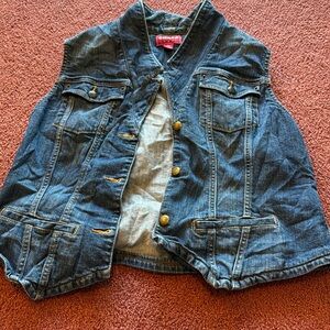 Denim vest. From Chaps. Only worn a few times.